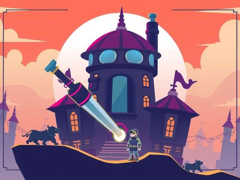 Puzzle Garden colorful game scene